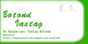botond vastag business card